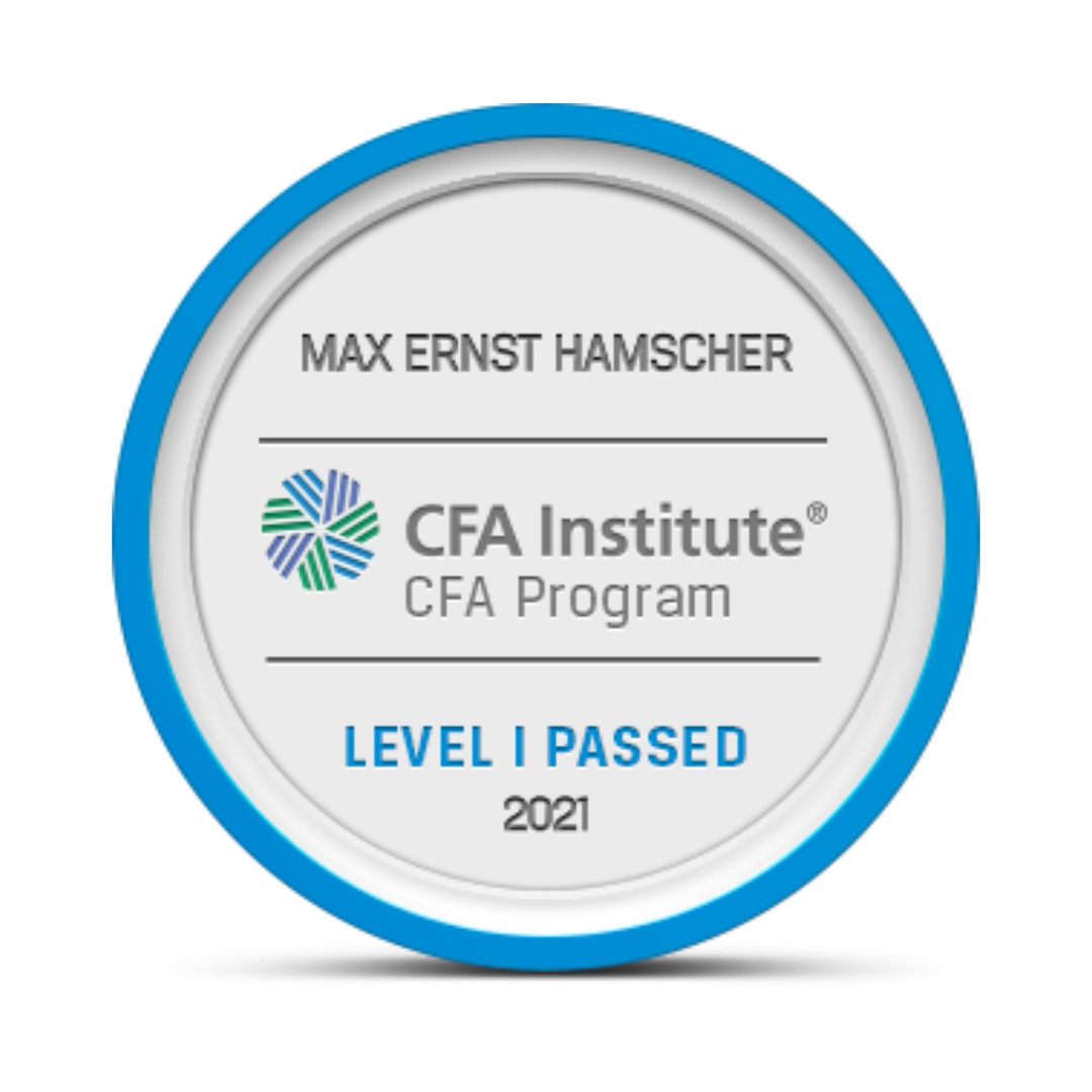 Passed CFA Level 1, Top 10%